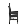 thumbnail image 4 of Linon Erwin Set of Two High Slat Back Side Dining Chairs in Black Rubberwood, 4 of 14