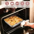 thumbnail image 6 of Vesteel 6-Piece Cake Pan with Lid (3 Pans + 3 Lids), Stainless Steel Square Baking Brownie Pans Bakeware Set, 6 of 7