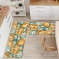 thumbnail image 2 of Fall Pumpkins Kitchen Mat Set of 2,Autumn Kitchen Rug,Thanksgiving Holiday Creative Decor Anti Fatigue Waterproof Stain Resistant Floor Rug Non Slip Cushioned Floor Mat 17x29 and 17x47 in, 2 of 6