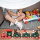 thumbnail image 2 of Little Wood Feliz Navidad Decoración de trenes Camión agrícola Juguete Festival Adorno de mesa Regalo de año nuevo para niños Niñas Adultos Verde 1 sidaley HA009087-05B, 2 of 6