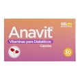 thumbnail image 1 of Multivitaminico Anavit para diabeticos con 30 capsulas, 1 of 4