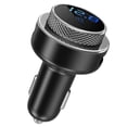 thumbnail image 4 of 3 Uds GC16 Transmisor FM para Coche Reproductor MP3 Manos Libres Compatible Con Dientes Cargador USB QC3.0 Azul, 4 of 8