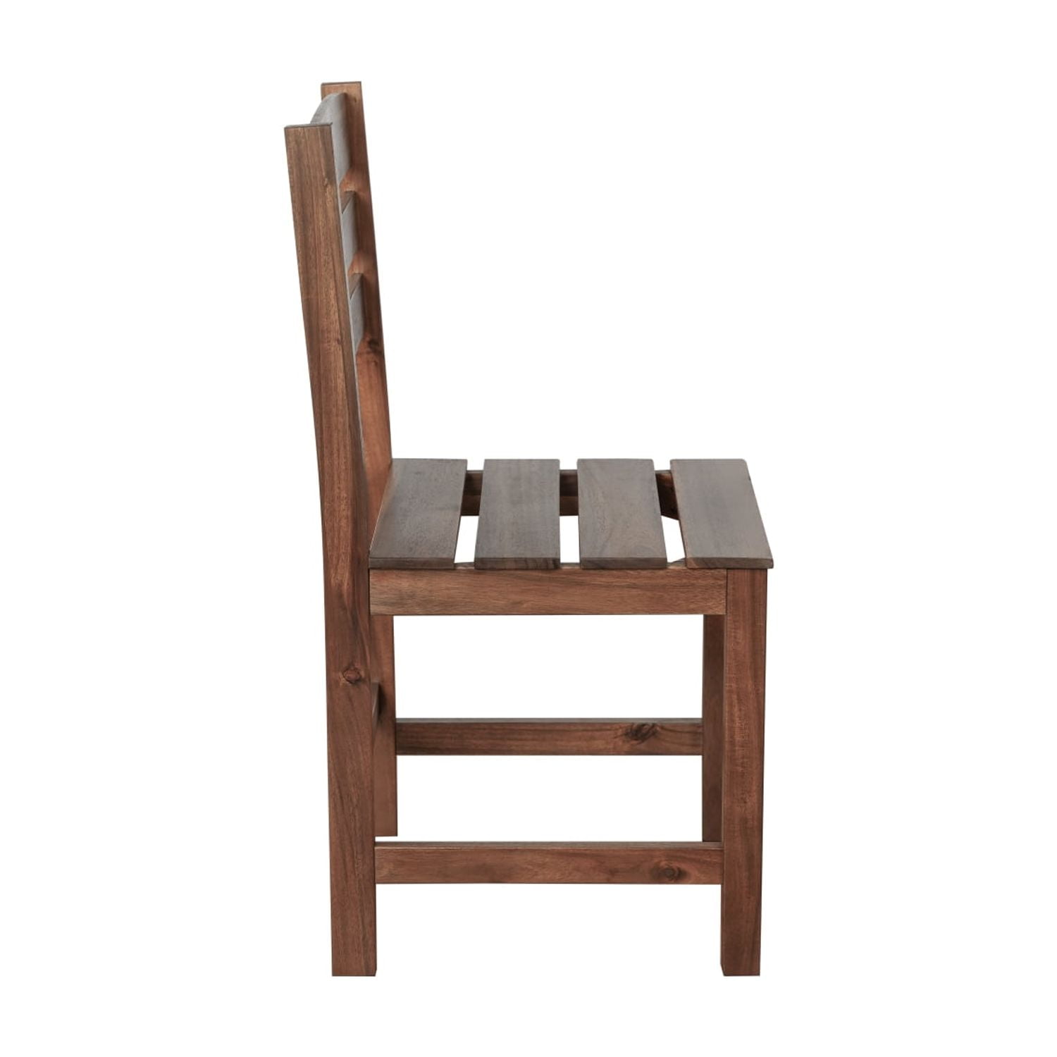 Harper & Bright Designs Patio Outdoor Acacia Wood Dining Set for 6, 6 Pieces All Weather Farmhouse Dining Furniture Table Set with Bench and 4 Chair for Outdoor Garden Porch, Brown