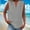 Gray, variant on Tank Tops for Women Button Casual V-Neck Tank Tops Breathable with, Pockets Solid Color Tank Top