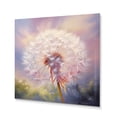 thumbnail image 2 of Designart "Purple Dandelion love expression II" Landscapes Metal Wall Decor, 2 of 5