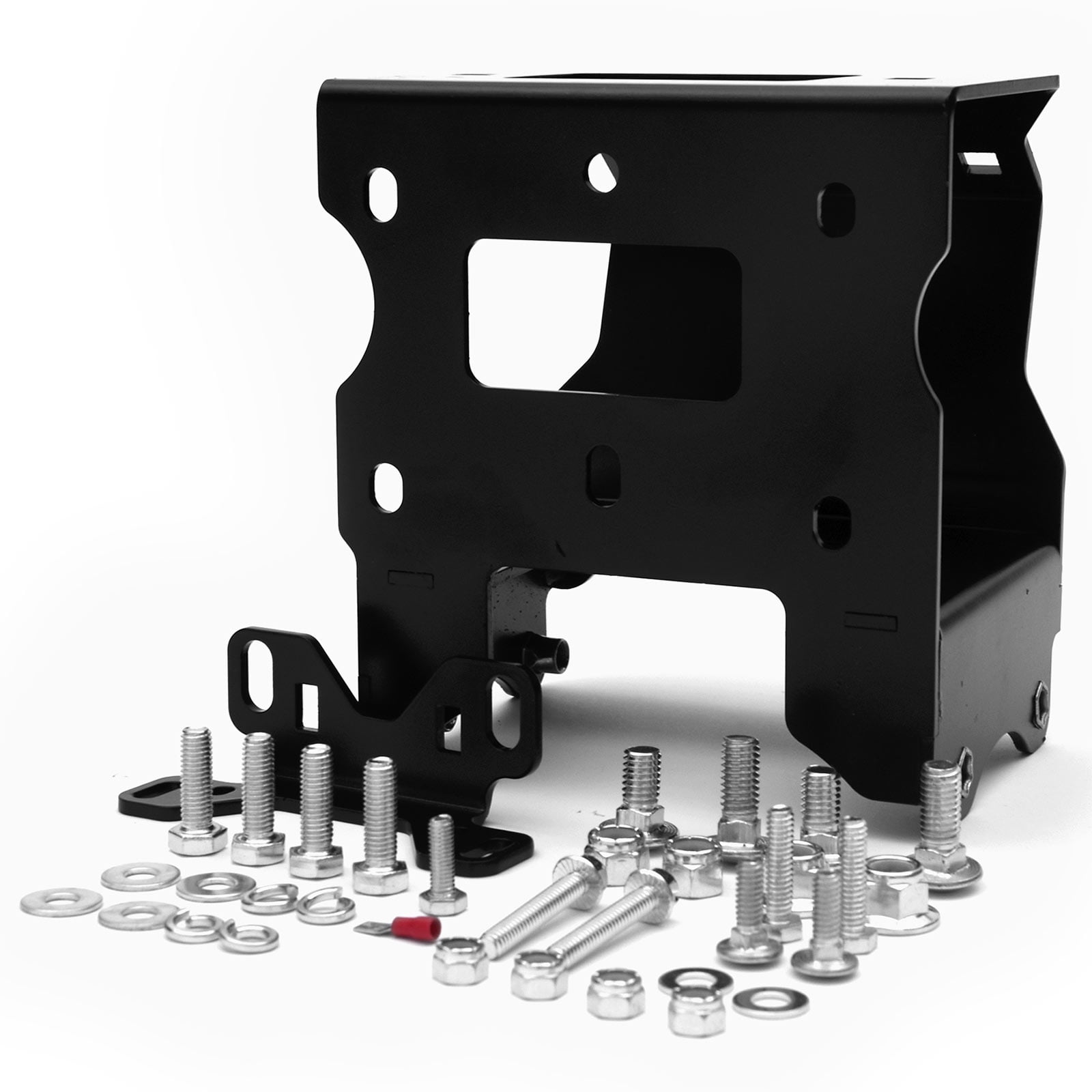 Krator HeavyDuty ATV Winch Mount Bracket Compatible with Polaris