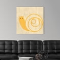thumbnail image 3 of Great Big Canvas "Best Friends - Snail"  by Chariklia Zarris Peach Black   Wrapped Canvas Print Wall Artwork, 3 of 7