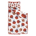 thumbnail image 2 of White Background Football Helmets Pattern Toddler Nap Mats for Kids Preschool,Sleeping Mat Bag or Kids,Toddler Sleeping Bag,Toddler Nap Mat or Daycare, 2 of 6