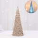 thumbnail image 1 of Teissuly Lighted Christmas Tree Figurine Color Changing LED Acrylic Holiday Tree Christmas Table Top Decoration for Centerpieces Window Desk Mantel Teissuly WER202310160464, 1 of 3