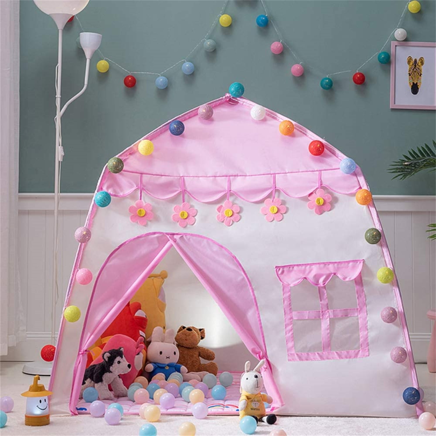 Lowestbest Kids Children Tent, Kids Play House with Carry Bag for Girls Boys, Pink Lowestbest Kids Children Tent, Kids Play House with Carry Bag for Girls Boys, Pink