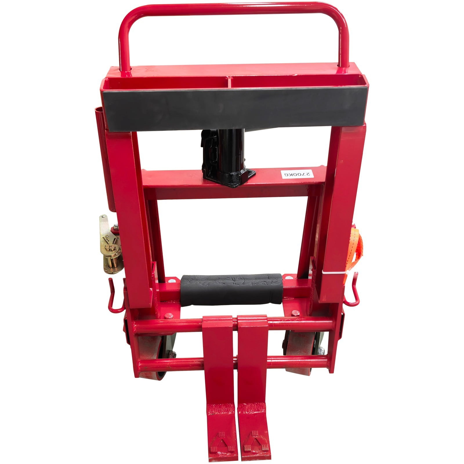 Hydraulic Machinery Mover Heavy Duty Furniture Equip Transport Dolly Dual Unit Set 2.7 Ton