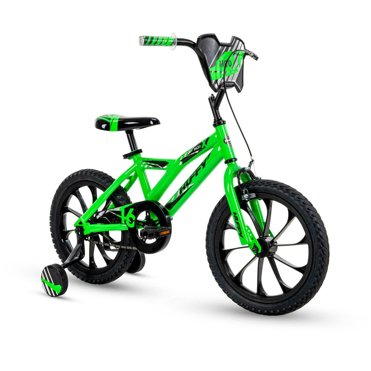 Huffy Boys' 16 in. Mod X Bike, 1 Speed, Neon Green