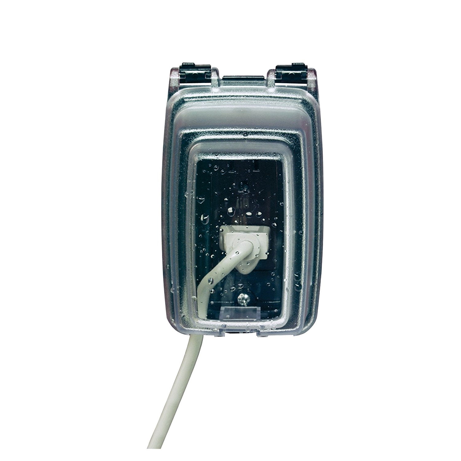 Intermatic WP1110C 1 Gang Vertical//Horizontal 3-5//8-Inch Deep Weatherproof Box Clear