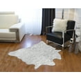 thumbnail image 3 of Luxe Classic Faux Hide Rug | 4.25'x'5, 3 of 3