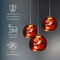 thumbnail image 3 of Lámpara Colgante Acrílica Moderna 20cm Diseño Contemporáneo (Meli) Ilios Innova | Lámpara Colgante Acrílica Moderna 20cm Diseño Contemporáneo | Lampara para sala de estar, 3 of 9