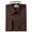 Brown, variant on Berlioni Italy Men's Convertible Cuff Solid Dress Shirt Brown