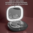 thumbnail image 3 of Portable electric contact lens cleaner with LED lens, USB interface, ultrasonic and pulse function, gray., 3 of 5