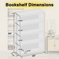 thumbnail image 3 of 48" X 84" 𝑮𝒉𝒐𝒔𝒕 𝑫𝒐𝒐𝒓 Bookshelf-Style Hidden Door with Concealed Sliding Track Hardware Kit for Opening, 3 of 8