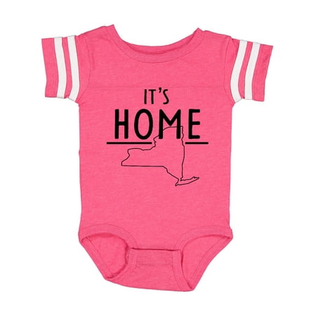 

Inktastic It s Home- State of New York Outline Gift Baby Boy or Baby Girl Bodysuit