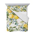 thumbnail image 7 of Yellow Lemon Twin Size Down Alternative Comforter, Lightweight Comforter Quilt Bedding Set with Pillow Shams Green Leaf Blue Flower Tropical Fruit All Seasons Bed Comforter Duvet Insert 68"x86", 7 of 7