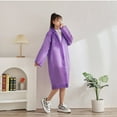 thumbnail image 2 of Ponchos de Pluie pour Adultes Réutilisables, 2 Pcs Imperméables d'Urgence pour Femmes Hommes avec Capuche et Cordon de Serrage, 2 of 7