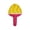 #2 Large Yellow, variant on Dmlowu Plush Squeaky Dog Toy, Soft Colorful Lollipop Toy for Cats Dogs, Interactive Pet Supplies for Play Cuddling, 2 Sizes for Small and Large Dogs