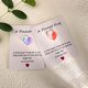 thumbnail image 5 of Pocket Hug Lucky Cards Valentine's Day Blessing Cards Lucky Heart Stone for Valentine's Gifts Lover Thanking Blessing Card Gifts, 5 of 5