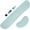 Sky Blue, variant on PINHEN Silky Gel Memory Foam Wrist Rest for Computer Keyboard, Mouse, Ergonomic Design for Typing Pain Relief, Desk Pads Support Hand, Arm, Mousepad Rests, Stain Resistant, 2 Piece Pad