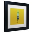 thumbnail image 3 of Trademark Fine Art "Plume 2" Canvas Art by Sylvie Demers, White Matte, Black Frame, 3 of 5