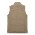 thumbnail image 2 of AOOCHASLIY Fall Clothes Men's Outdoor Vest Leisure Jacket Lightweight Vest with Zip Many Pockets Vest, 2 of 5