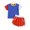 Red, variant on Gubotare Short Sets Boy 2 Piece Outfits Baby Girls Boys Summer Clothes Outfit Set Short Sleeve T-Shirt Shorts Set (Red,6-12 Months)