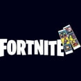 thumbnail image 2 of Women's Fortnite Classic Logo Photo Strip Graphic Tee Navy Blue Large, 2 of 4