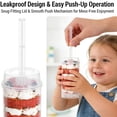thumbnail image 4 of HBFAGFB Easter Reusable Clear Push Up Cake Containers with Lids, Stand, And Cutter Tool for DIY Baking, 4 of 6