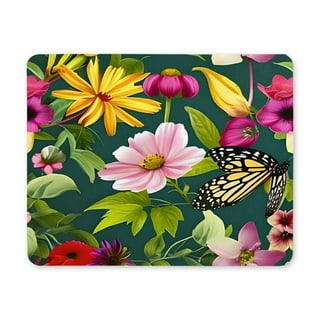 Fall Flowers Mouse Pad  Autumn Floral Sublimation Mouse Pad