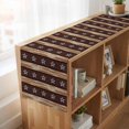 thumbnail image 6 of Table Runners 36 Inches Long Dress Scarves, Star Vintage Farmhouse Kitchen/Dining Table Runner, Short Coffee Tablerunners, Western Country Stars Brown Wooden 13x36 Inch, 6 of 9