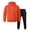 41# Orange, variant on Men's Track Suit 2 Piece Set Pullover Hoodies & Drawstring Joggers Sweatsuit Fall Winter Loungewear Orange S