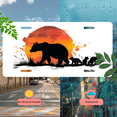 thumbnail image 5 of 1 Pcs 2D Flat License Plate Covers & Frames, Mother Bear For Decorative Front, Waterproof For Decoration Aluminum License Plate Covers & Frames Cover For Men Women, 12" X 6", 5 of 7