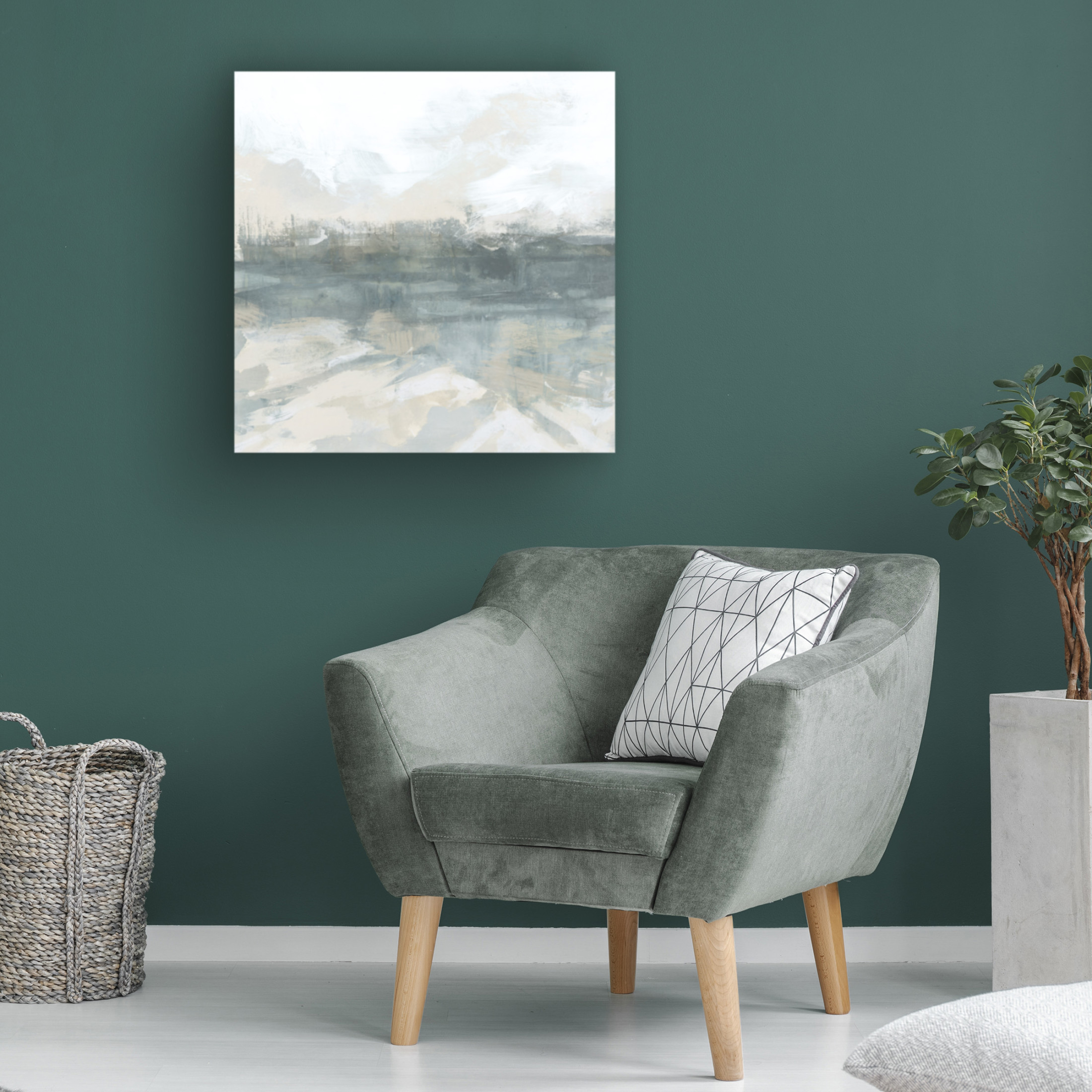Trademark Fine Art June Erica Vess Fog Flow I Canvas Wall Art