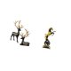 thumbnail image 5 of Estatua de resina de reno y alce y figura de caballo, colección de esculturas modernas para mesa, armario, dormitorio, centro de mesa, sala de estar,, 5 of 8