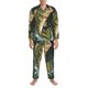 thumbnail image 3 of Balery Largemouth Bass jumps out of water Pijama para Hombre de Dos Piezas con Manga Larga, Conjunto de Dormir y Descanso Suave con Bolsillos-Large, 3 of 7
