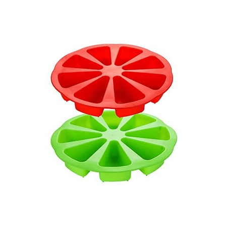 

2 Pcs 8 Cavity Silicone Scone Pan/Silicone Baking Molds Triangle Cavity Cake Pan/Cakes Slices Mold/Cornbread Brownies Muffins and Soap Mould for Oven and Instant Pot DIY Baking Tool Pizza Slices Pan