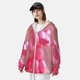thumbnail image 3 of Balery Pink Balloon Puppy Art Sudadera ligera de manga larga con capucha y protección solar UPF 50+ para hombre y mujer, ideal para pesca y running-XX-Large, 3 of 7