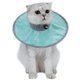 thumbnail image 1 of Collar de cono para gatos Deja de lamer Collar de recuperación de cuello con nervaduras ajustables Tomshoo Collar, 1 of 7