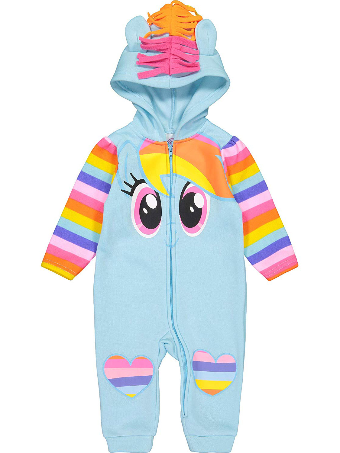 My Little Pony Rainbow Dash Baby Girls Fleece Costume Coverall With Hood 18m Walmart Com My Little Pony Rainbow Dash Baby Girls Fleece Costume Coverall With Hood 18m Walmart Com