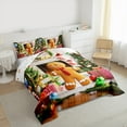 thumbnail image 3 of Castle Fairy Gingerbread Man 3-Piece Full Size Comforter Sets for Teens,Xmas Gifts Bedding Comforter Set,Merry Christmas Lightweight Bedding Sets,Luxury Bedroom Decor, 3 of 8