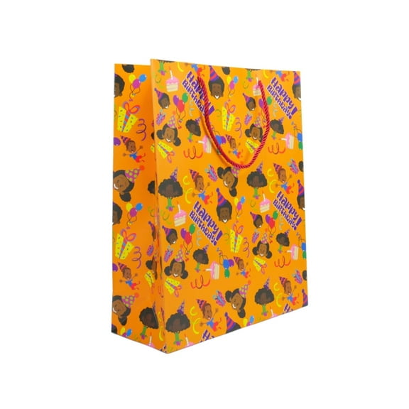 Celebrate Blackness Celebrate Kids Birthday Gift Bag featuring African American Black Children