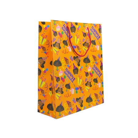 Celebrate Blackness Celebrate Kids Birthday Gift Bag featuring African American Black Children