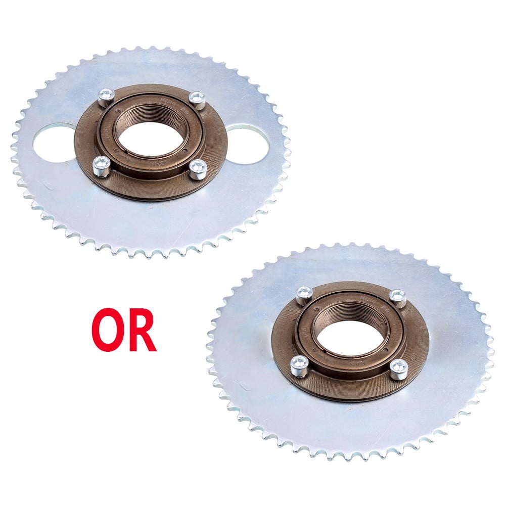 Scooter Rear wheel T8F 44T 4 hole Sprocket chain drive gear+Freewheel Adapter