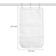 Tripumer 2Pcs Hanging Mesh Shower Organizer with 8 Pockets and 3 Rings ...