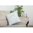 thumbnail image 5 of TreeWool (Pack of 2) Damask Accent Decorative Cotton Throw Pillow Covers (22 x 22 Inches, Sleet Gray), 5 of 6